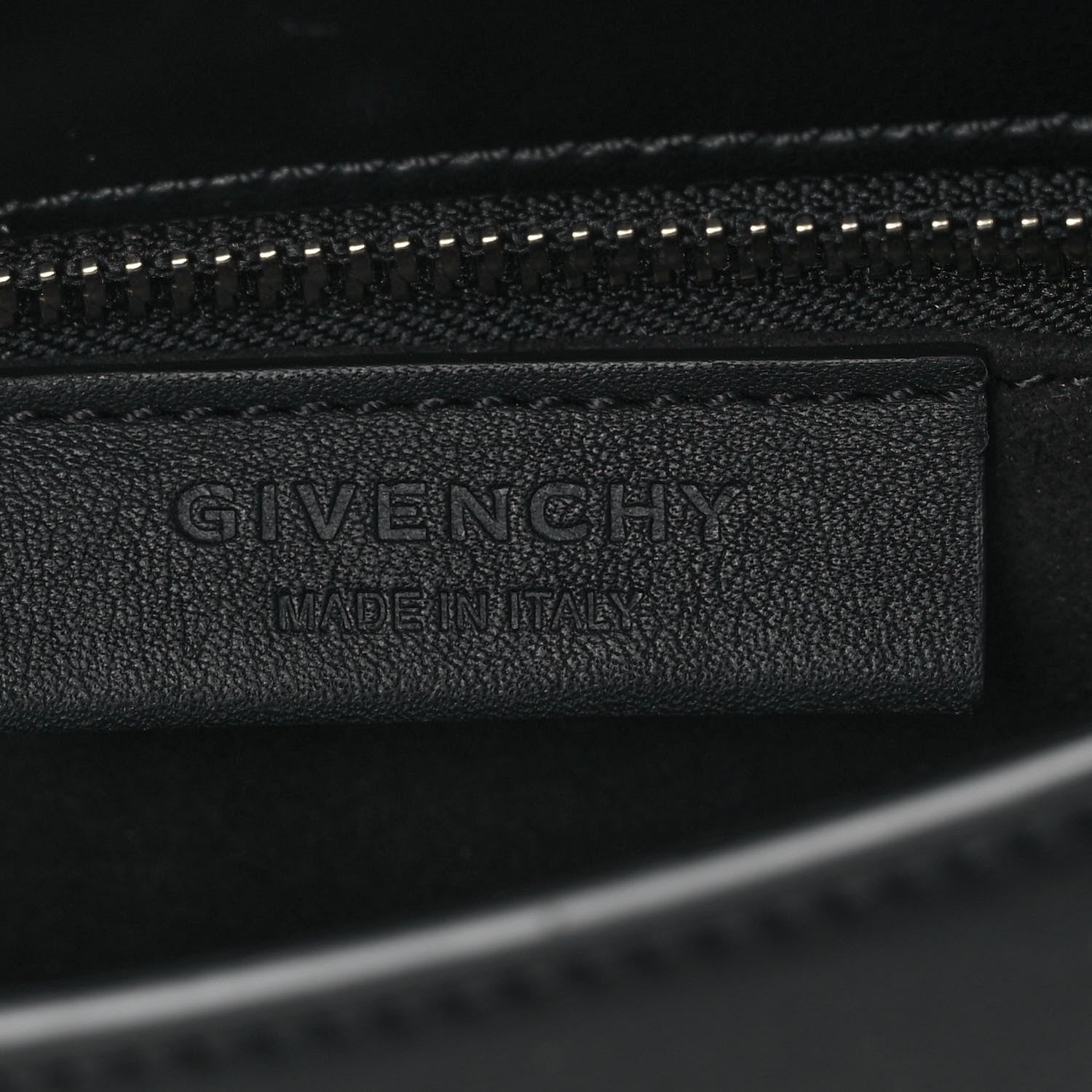 Givenchy Calfskin Logo Debossed Crossbody Black 5 of 8