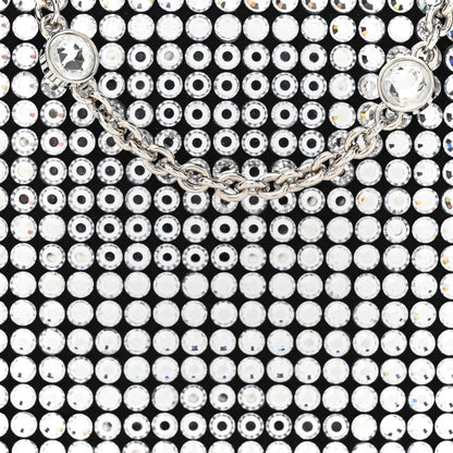 Miu Miu Nappa Crystal Starlight Mini Clutch Bag Black 7 of 9