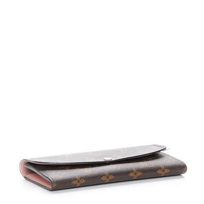 Louis Vuitton Monogram Emilie Wallet Rose Ballerine 4 of 8
