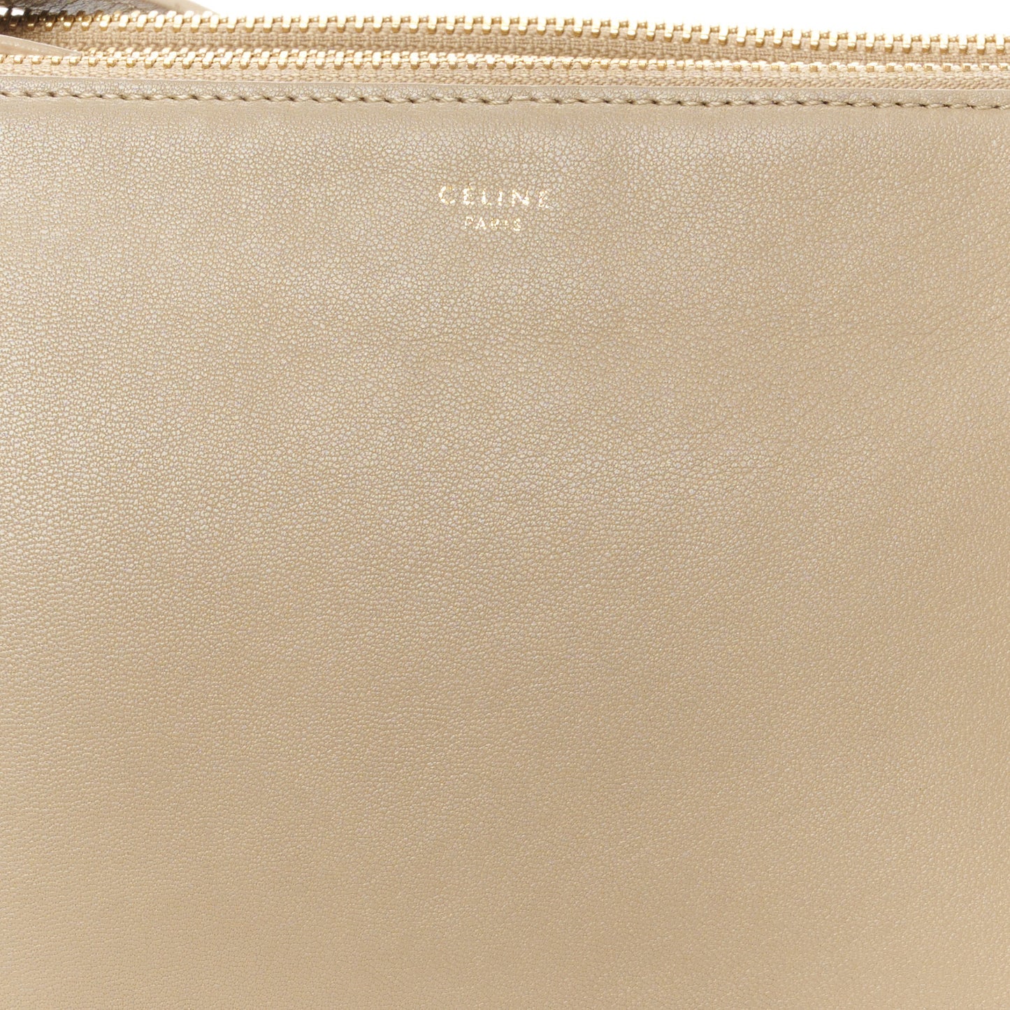 Liege Calfskin Small Trio Crossbody Bag Taupe