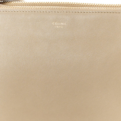 Celine Liege Calfskin Small Trio Crossbody Bag Taupe 10 of 13