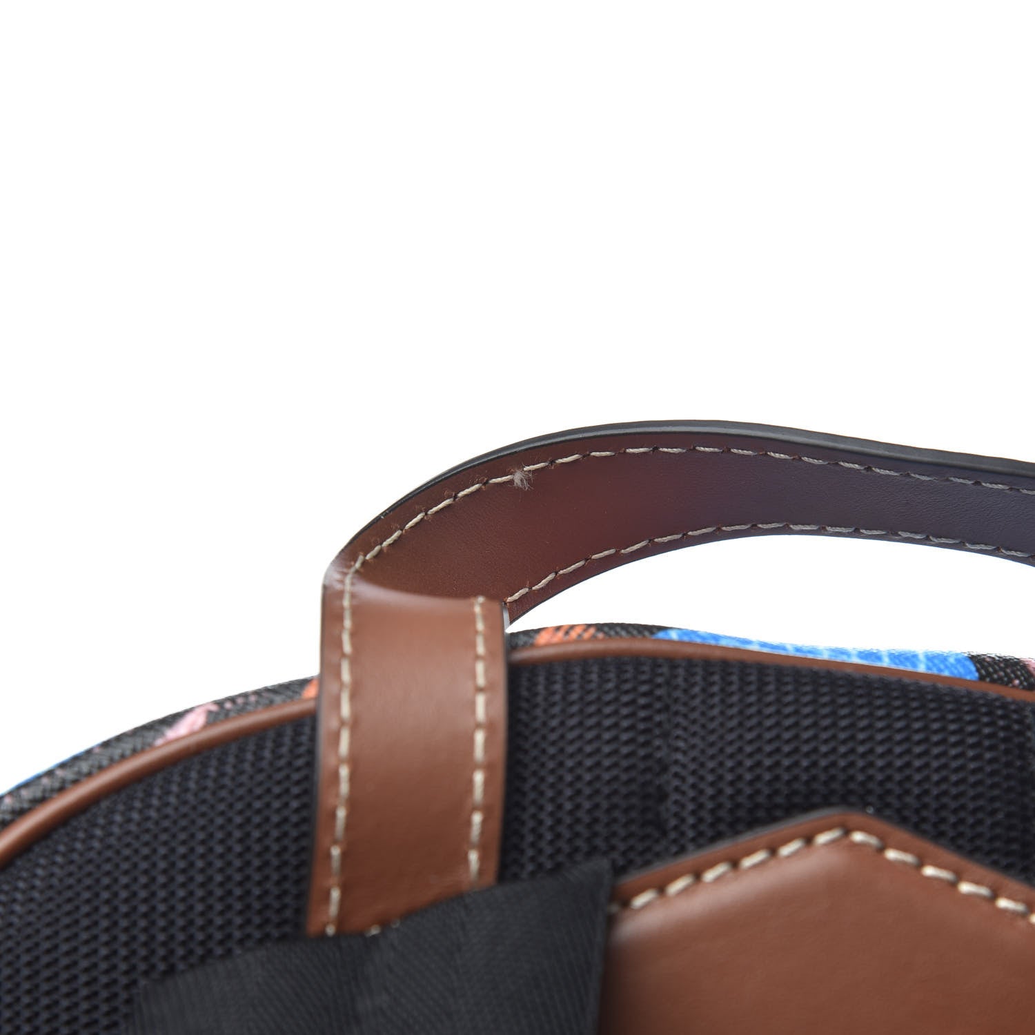 Burberry E-Canvas Monogram Backpack Bright Cobalt 6 of 9