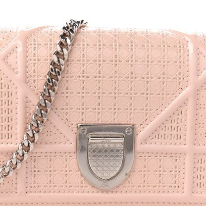 Christian Dior Patent Micro-Cannage Baby Diorama Flap Bag Rose 9 of 11