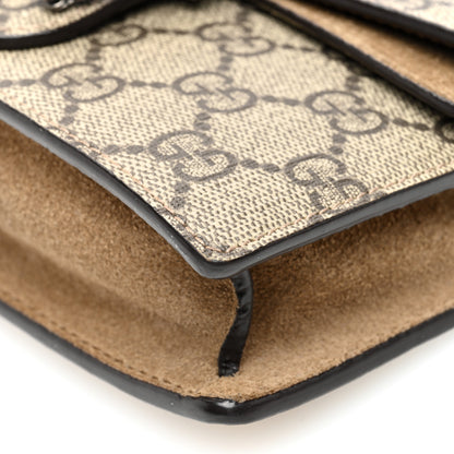 Gucci GG Supreme Monogram Super Mini Dionysus Shoulder Bag Taupe 9 of 10