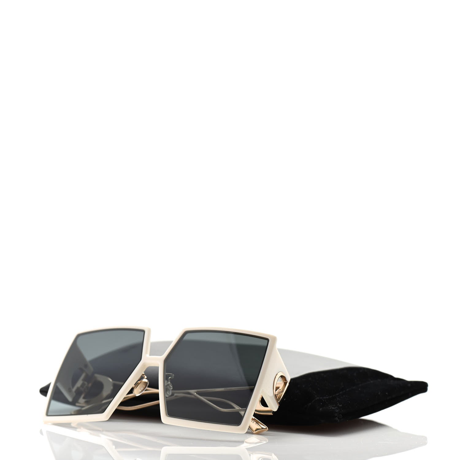 Christian Dior Square 30 Montaigne Sunglasses White 9 of 9