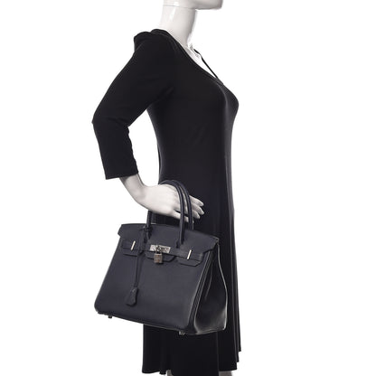 Hermes Togo Birkin 30 Bleu Nuit 2 of 11