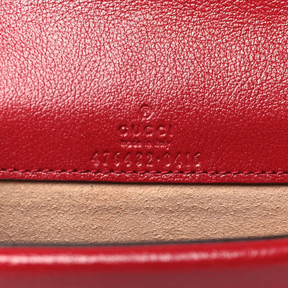 Gucci Tweed GG Monogram Super Mini Dionysus Shoulder Bag Black White Romantic Cherry 6 of 10