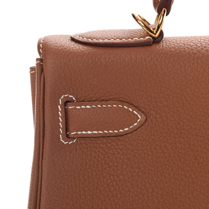 Hermes Togo Kelly Retourne 32 Gold 13 of 38