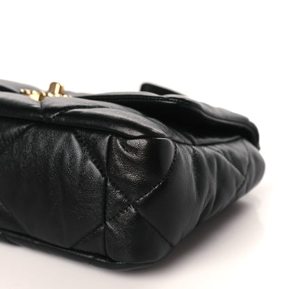 Chanel Goatskin Quilted Medium Chanel 19 Flap Black 9 of 9