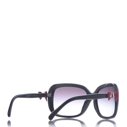Chanel Acetate CC Bow Sunglasses 5171 Black Red 4 of 7