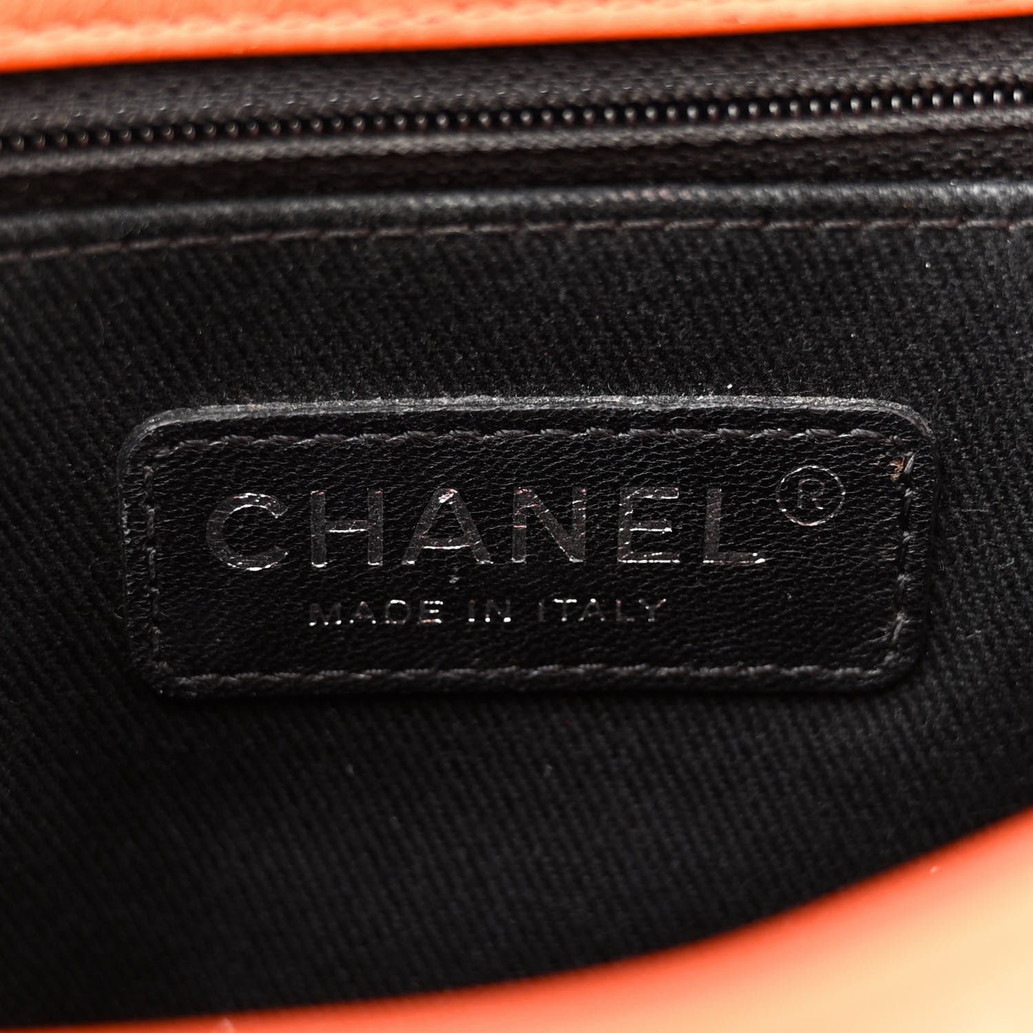 Chanel Patent Quilted Small Coco Shine Flap Orange 6 of 14