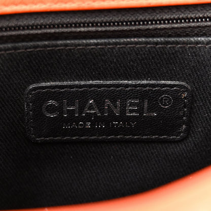 Chanel Patent Quilted Small Coco Shine Flap Orange 6 of 14
