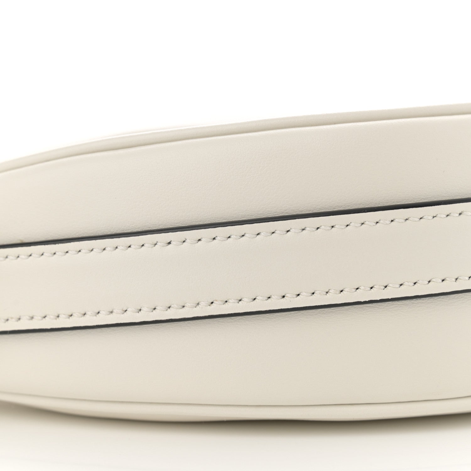 Prada Soft Calfskin Arque Shoulder Bag White 9 of 10