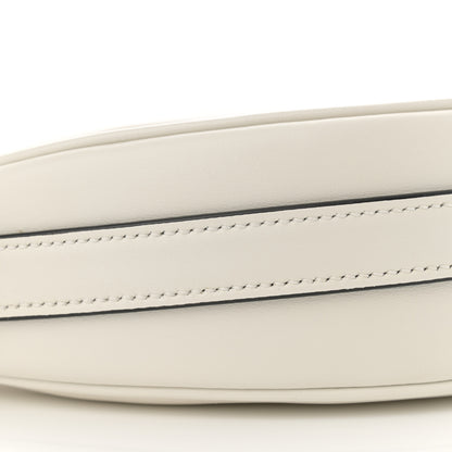 Prada Soft Calfskin Arque Shoulder Bag White 9 of 10