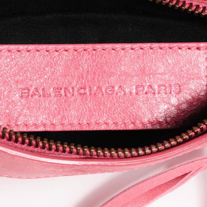 Balenciaga Agneau Porte Toilette Makeup Clutch Framboise 4 of 13