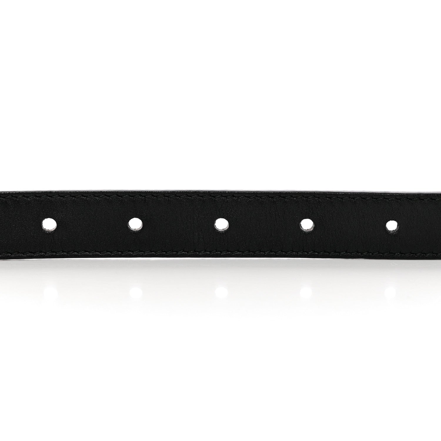 Gucci Calfskin Double G 20mm Belt 75 30 Black 3 of 9
