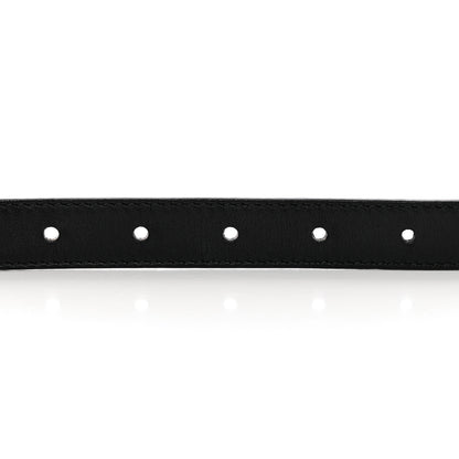 Gucci Calfskin Double G 20mm Belt 75 30 Black 3 of 9