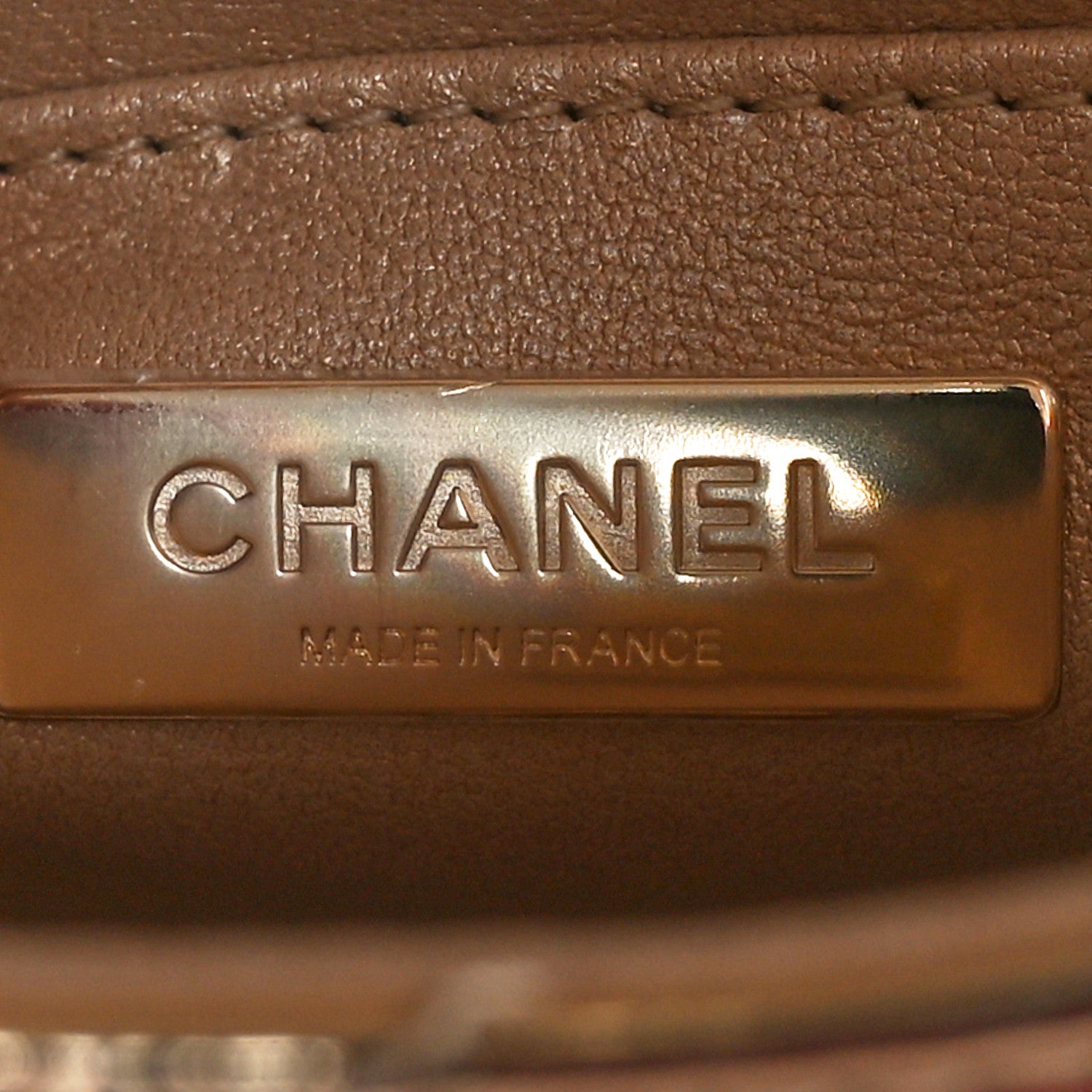 Chanel Mirror Calfskin Metallic Calfskin Quilted Hollywood Boulevard Mini Flap With Star Coin Purse Gold 10 of 12