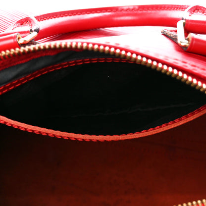 Louis Vuitton Epi Speedy 25 Castillan Red 6 of 15
