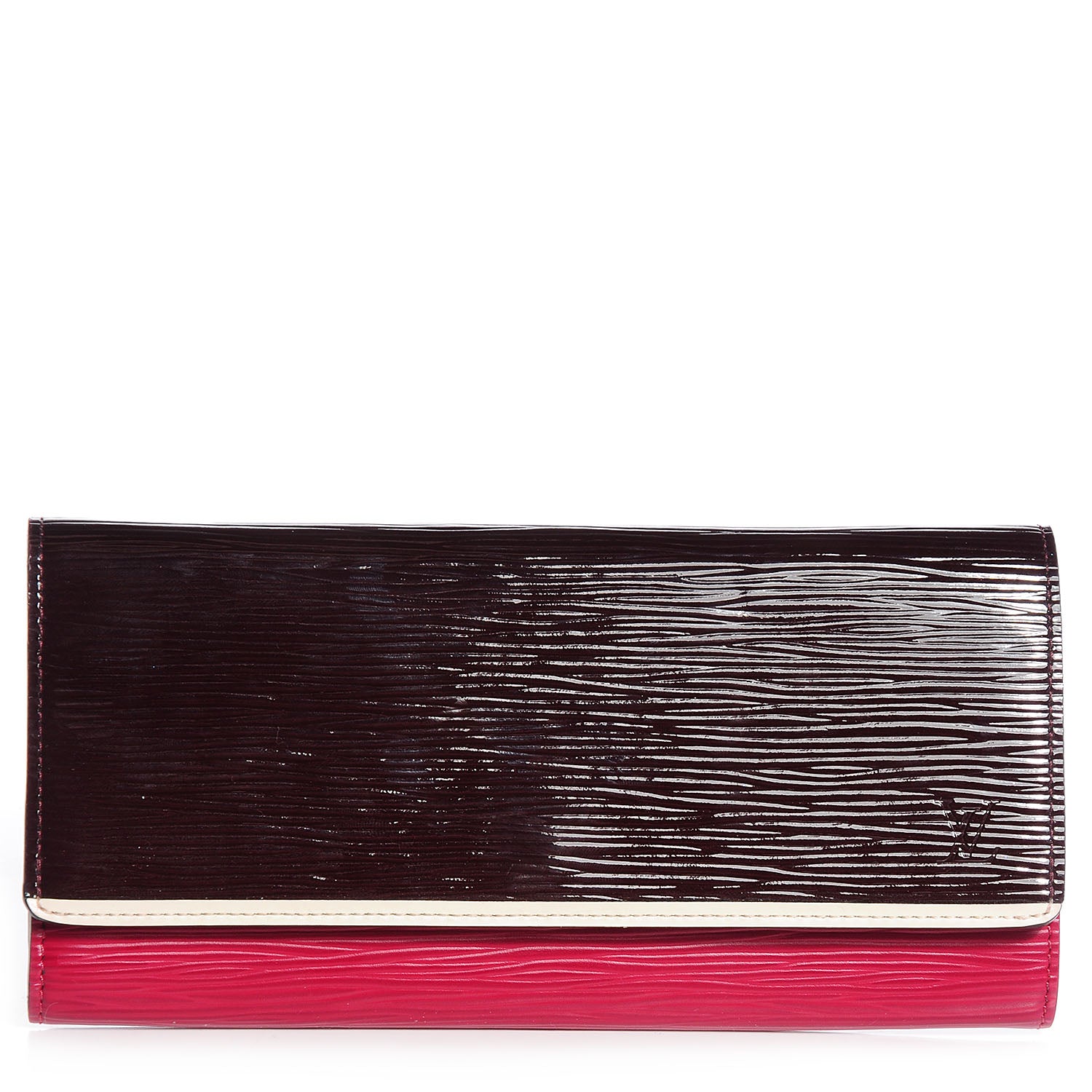 Louis Vuitton Electric Epi Flore Wallet Tri-Color Prune 1 of 7