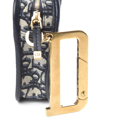 Christian Dior Oblique Diorquake Clutch Blue 8 of 10