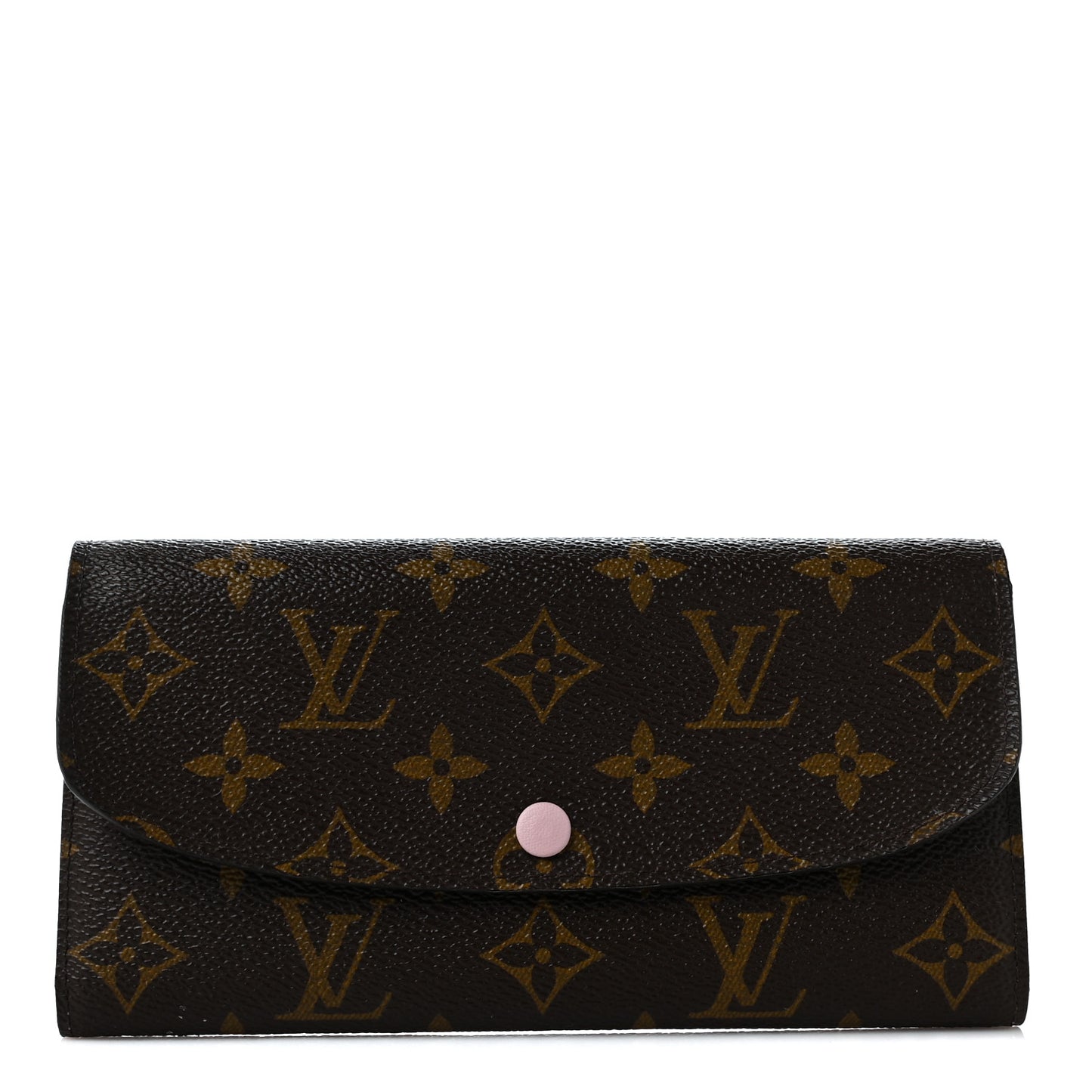 Monogram Emilie Wallet Rose Ballerine