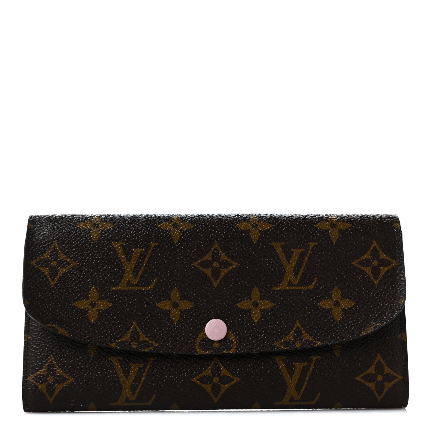 Louis Vuitton Monogram Emilie Wallet Rose Ballerine 1 of 6