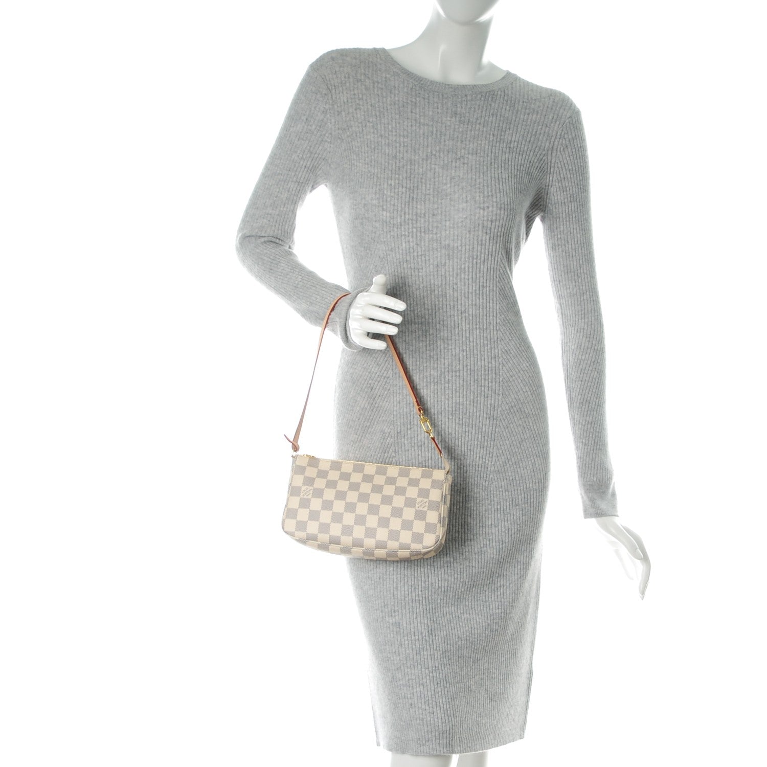 Louis Vuitton Damier Azur Pochette Accessories NM 2 of 7