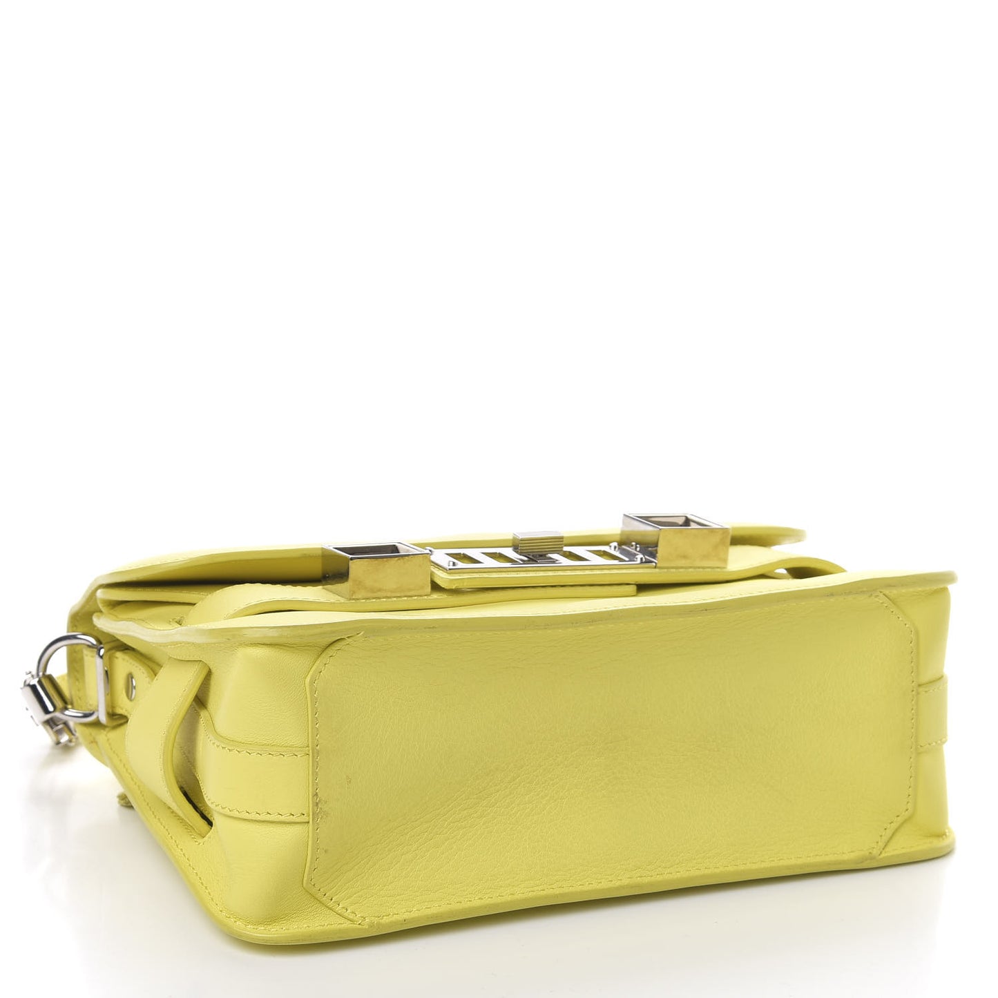 Calfskin Mini PS11 Classic Shoulder Bag Lemon
