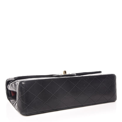 Chanel Lambskin Quilted Medium Double Flap Bag Black 4 of 18