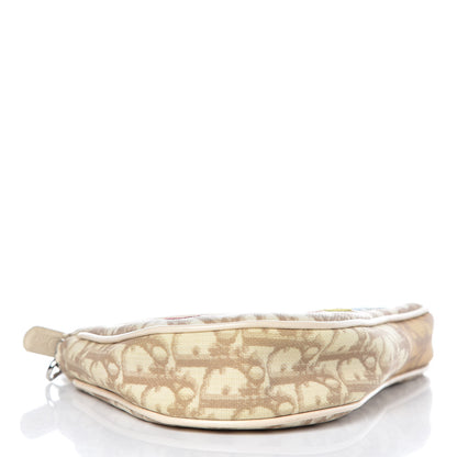 Christian Dior Monogram Vintage Flowers Mini Saddle Bag Beige 4 of 10