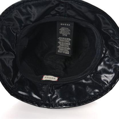 Gucci Coated Canvas Logo Bucket Hat M Black 6 of 8