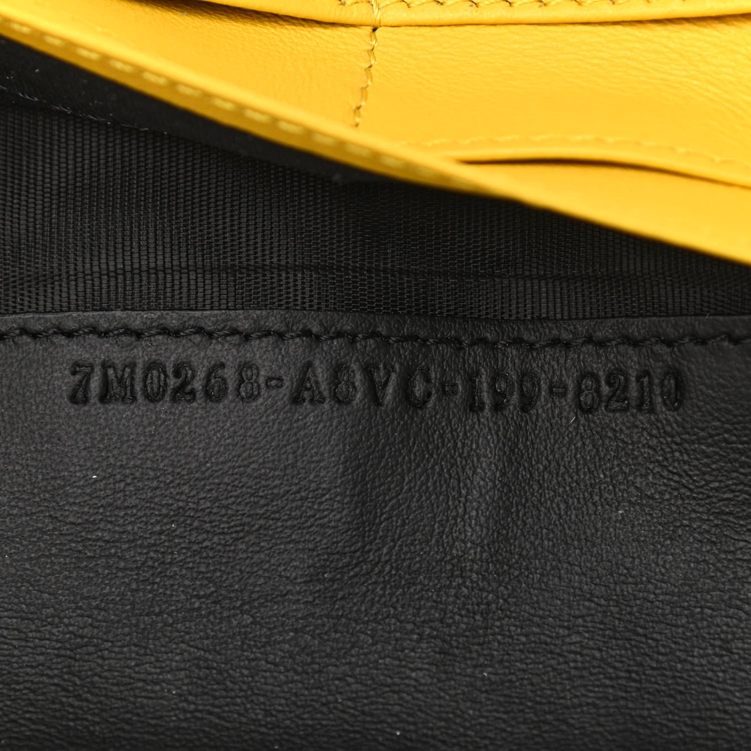 Fendi Vitello Grace Elastic FF Bi-Color Continental Wallet Black Sunflowers 8 of 12