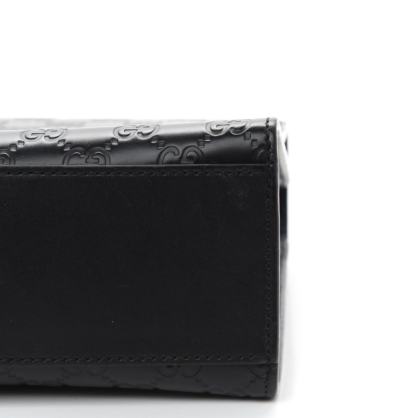 Guccissima Medium Padlock Shoulder Bag Black