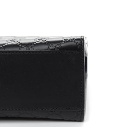 Gucci Guccissima Medium Padlock Shoulder Bag Black 9 of 10