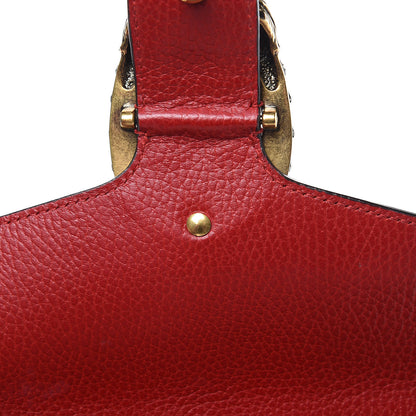 Gucci Dollar Calfskin Swarovski Crystal Small Dionysus Shoulder Bag Hibiscus Red 17 of 18