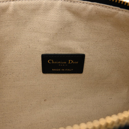 Christian Dior Oblique Medium Diortravel Nomad Pouch Blue 6 of 10