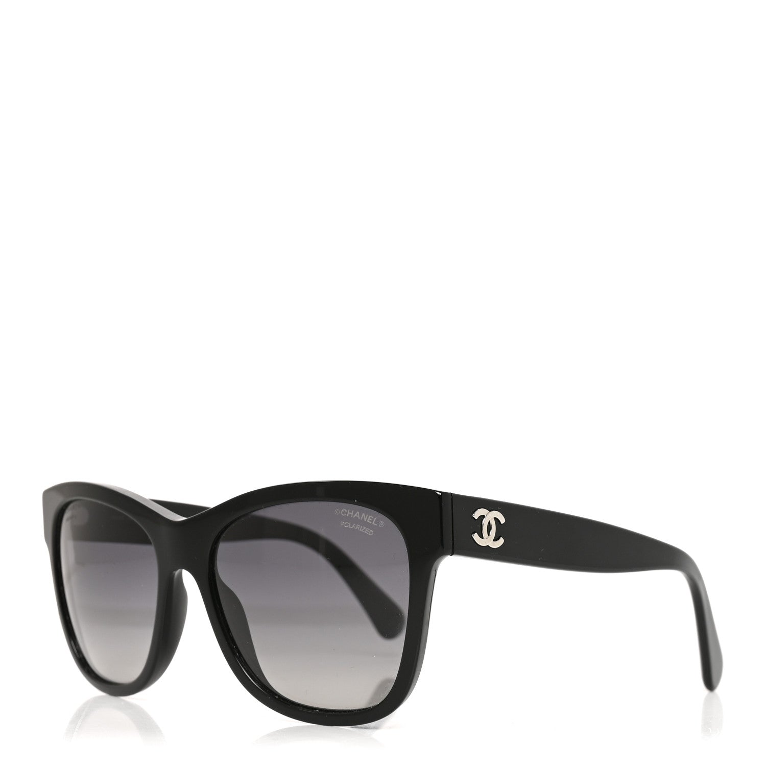 Chanel Acetate Square CC Sunglasses 5380 Black 1 of 6