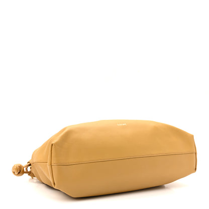 Loewe Mellow Nappa Donut Chain Large Flamenco Knot Clutch Sahara 4 of 10
