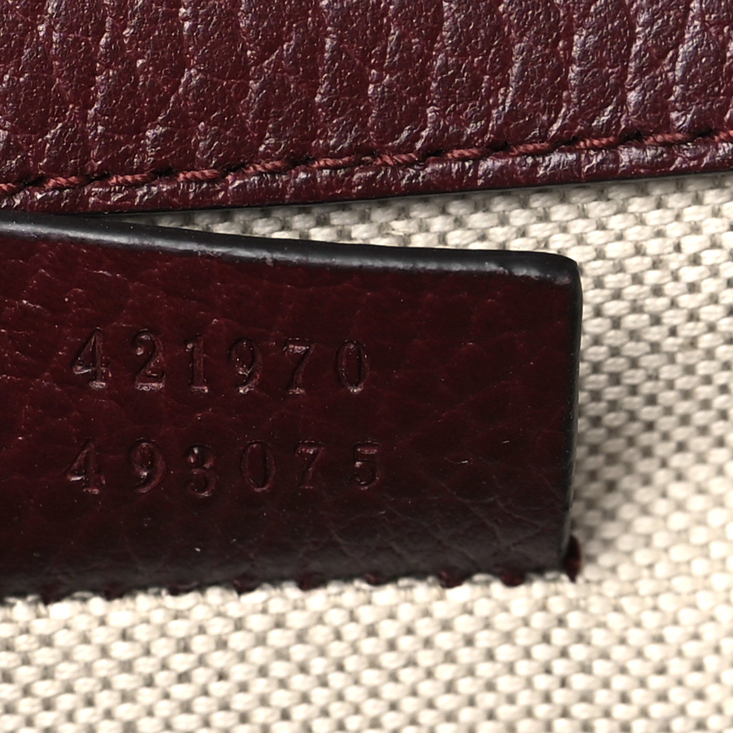Gucci Dollar Calfskin Crystal Mini Dionysus Shoulder Bag Vintage Bordeaux 7 of 9