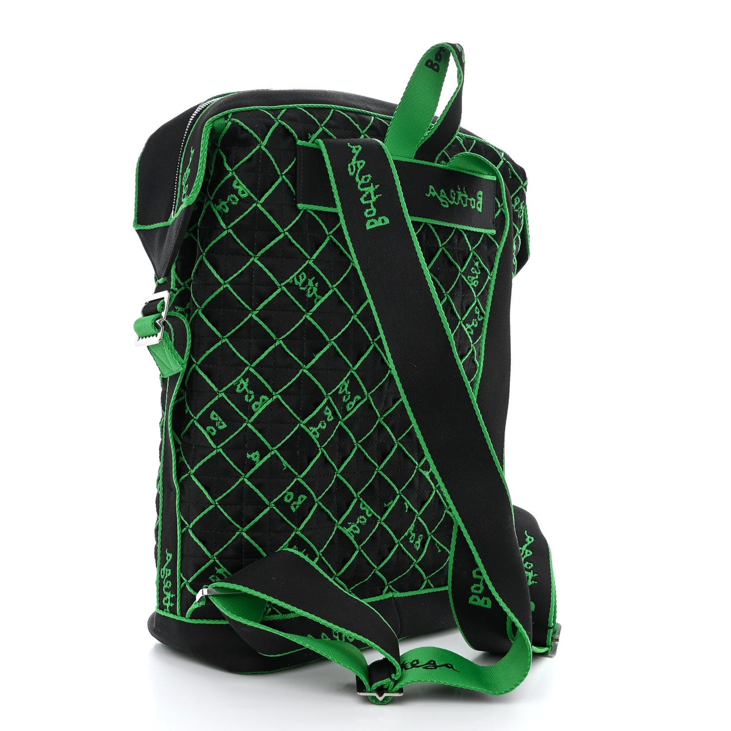Webbing Backpack Black Parakeet