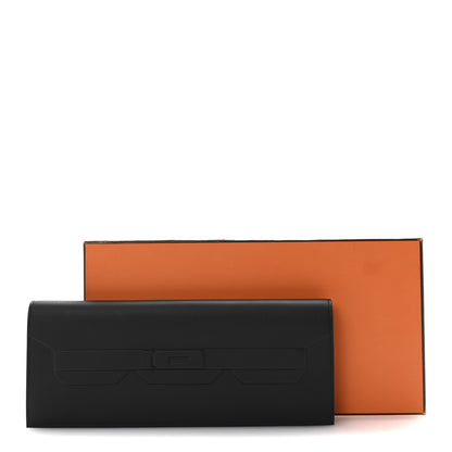 Hermes Swift Shadow Clutch 29 Black 8 of 8