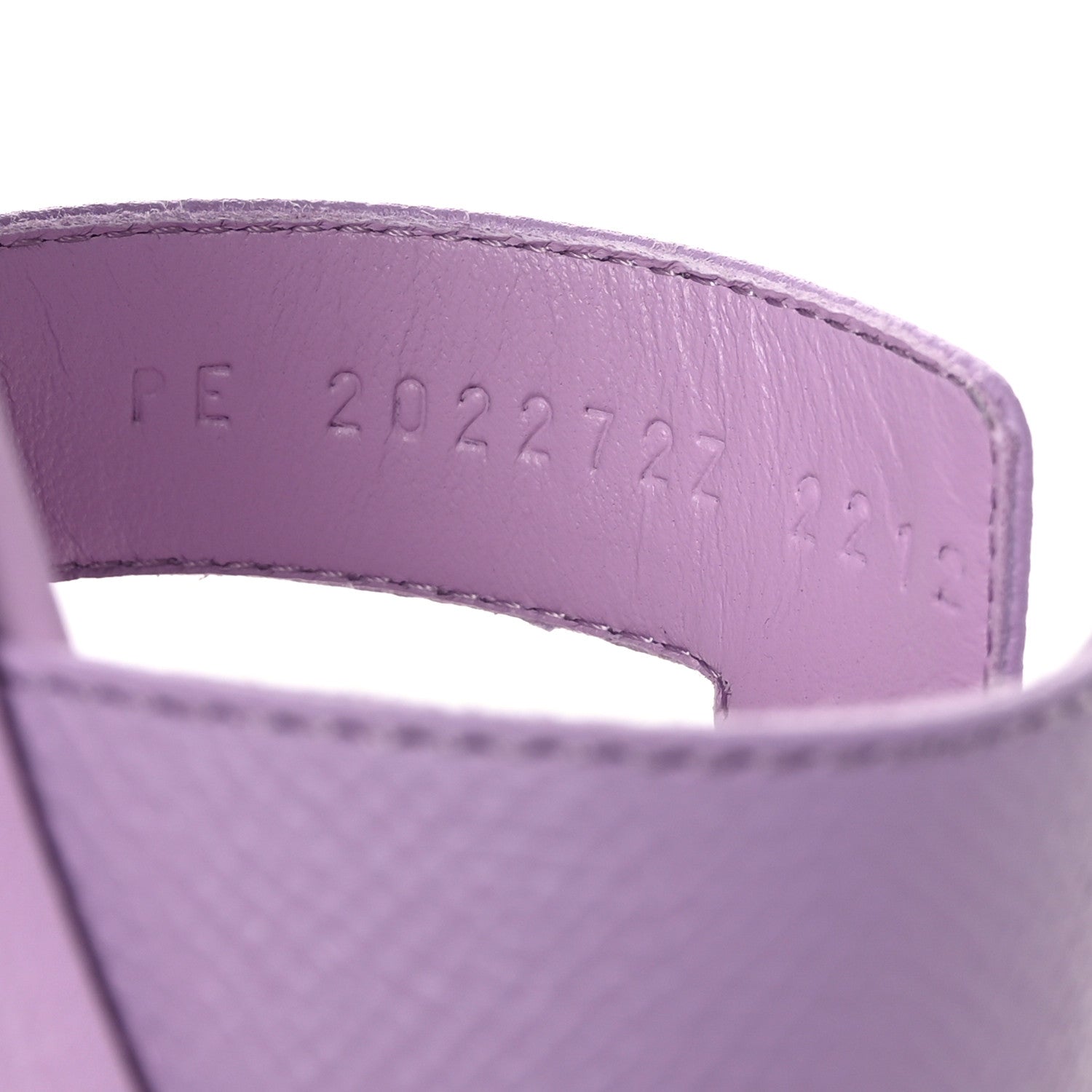 Hermes Epsom Oran Sandals 38 Violet Amethyste 6 of 9