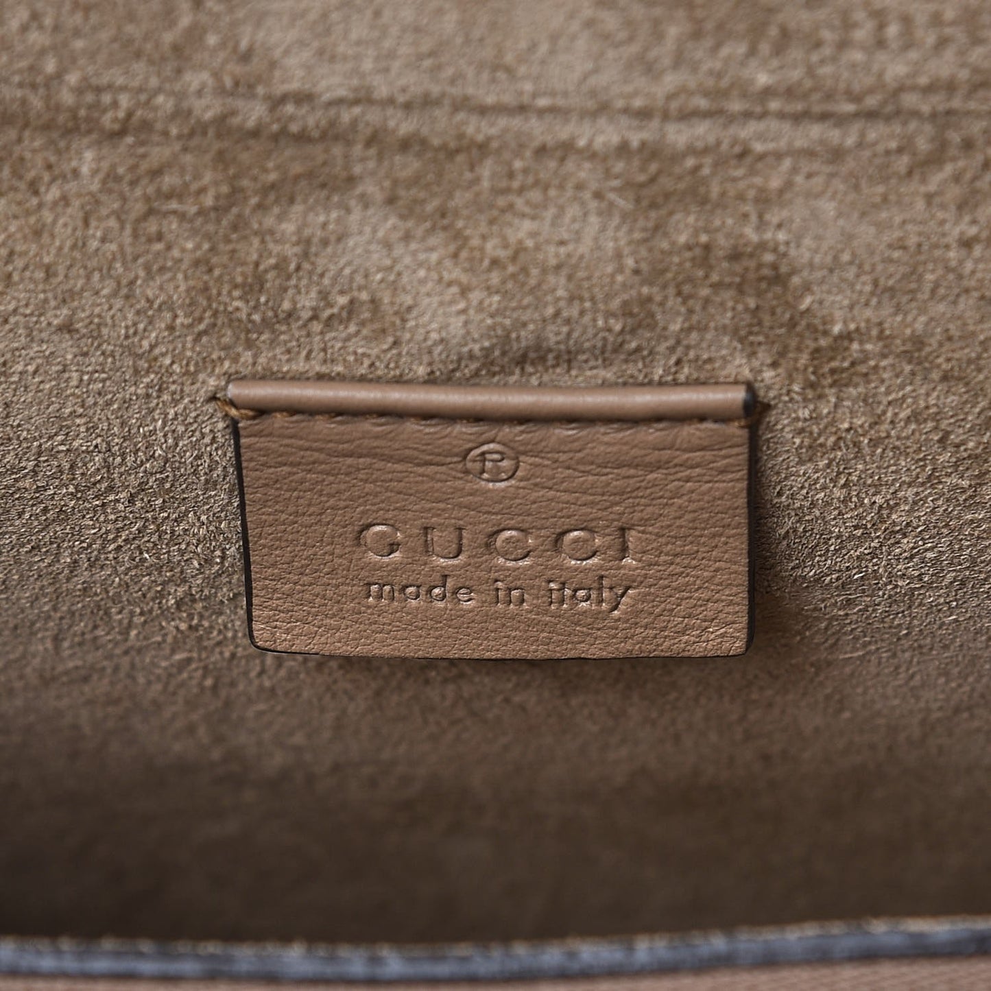 GG Supreme Monogram Medium Dionysus Shoulder Bag Taupe