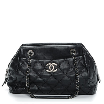 Chanel Calfskin Quilted Small Stitch It Tote Black 1 of 7