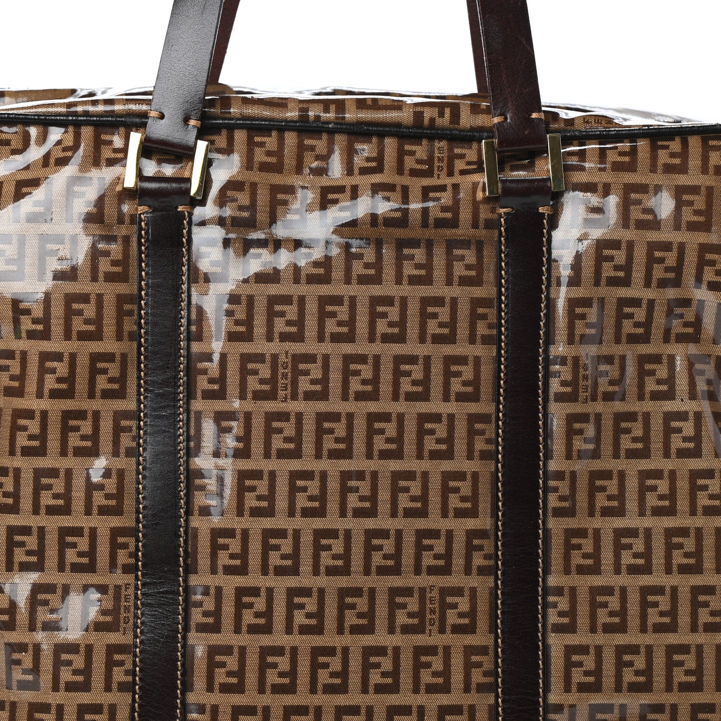 Vinyl Zucchino Tote Tobacco