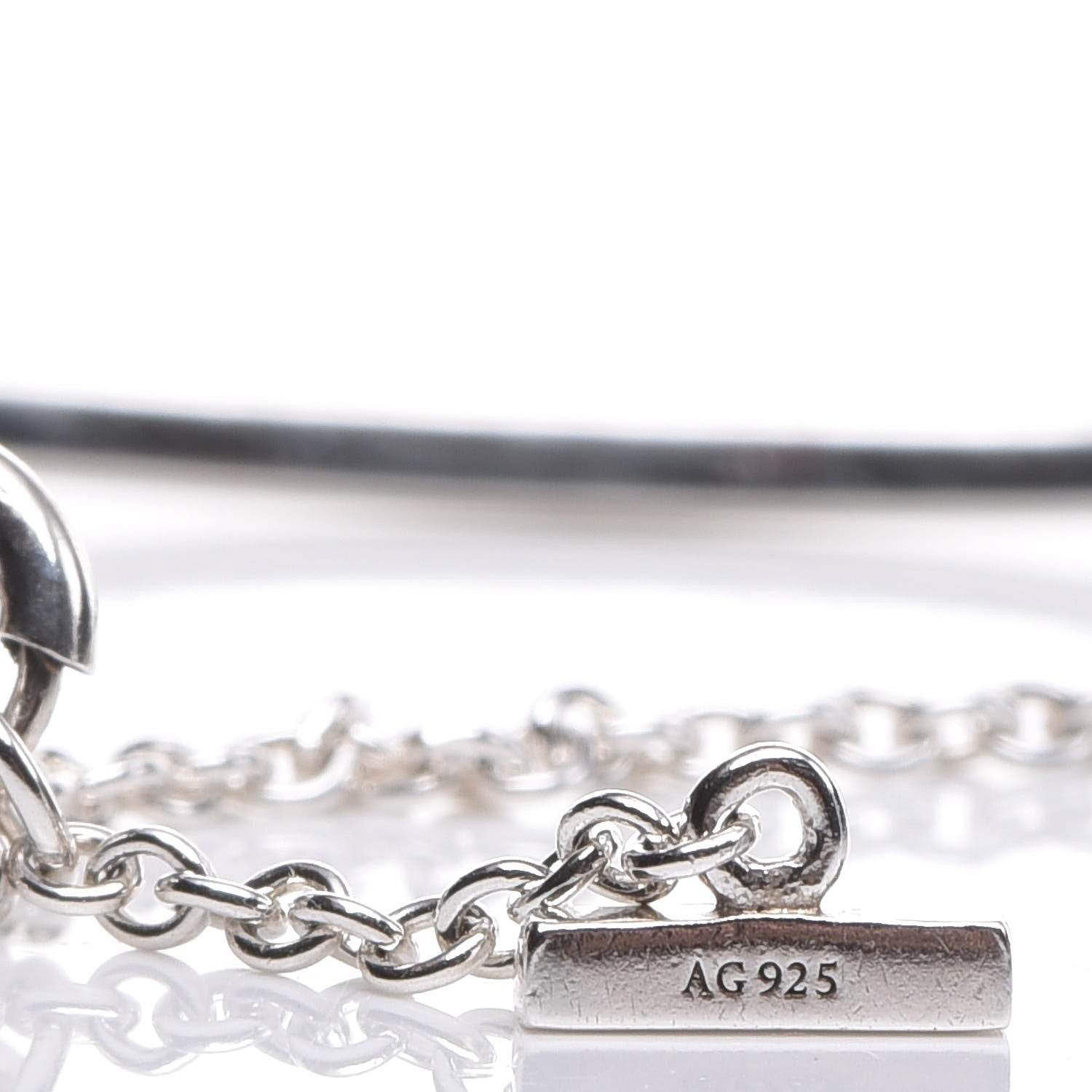 Tiffany Sterling Silver T Smile Bracelet 6 of 7