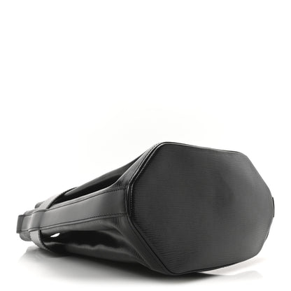 Louis Vuitton Epi Sac D'Epaule GM Black 4 of 9