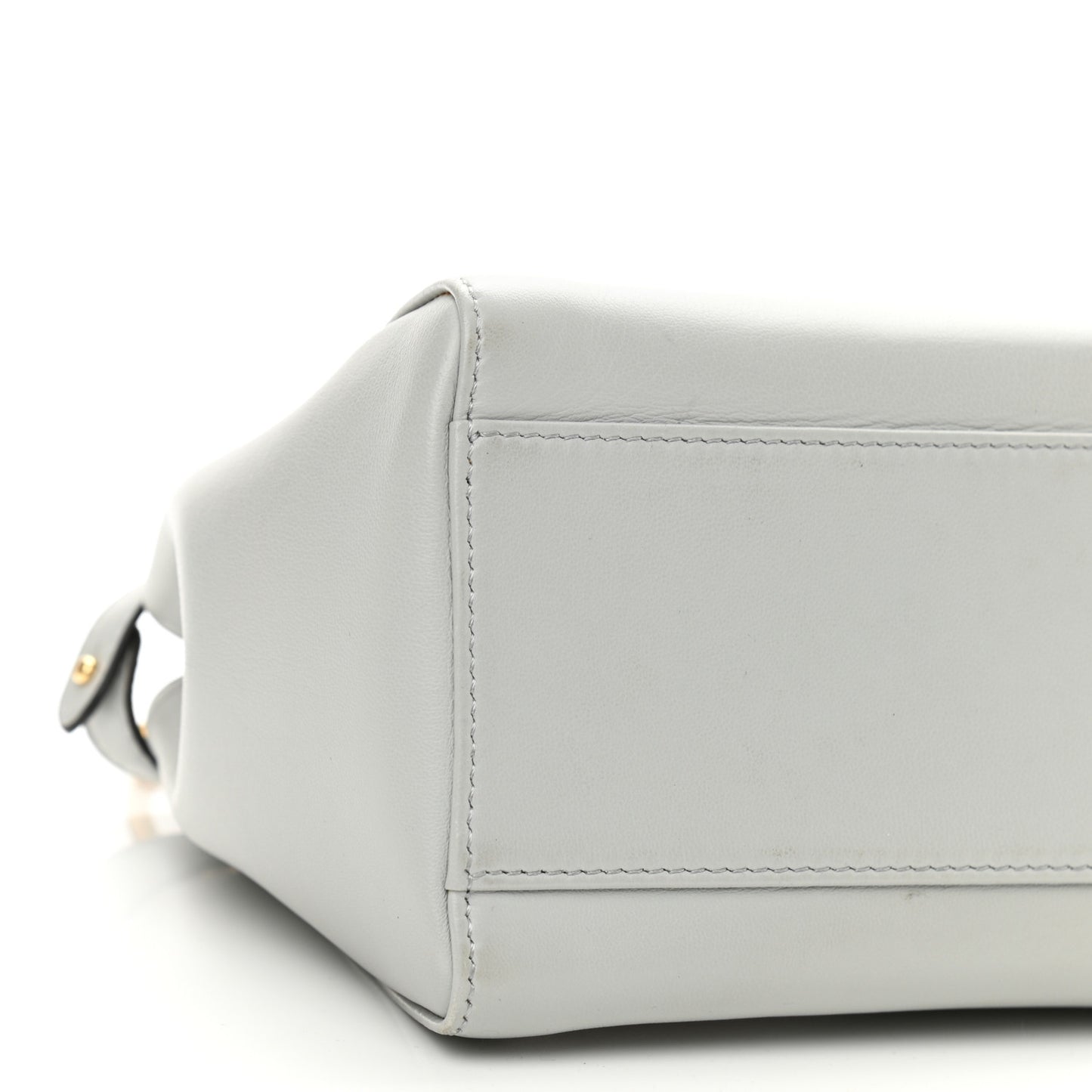 Nappa Colorblock Mini Peekaboo Iconic Satchel Grigio Perla Peonia Alga