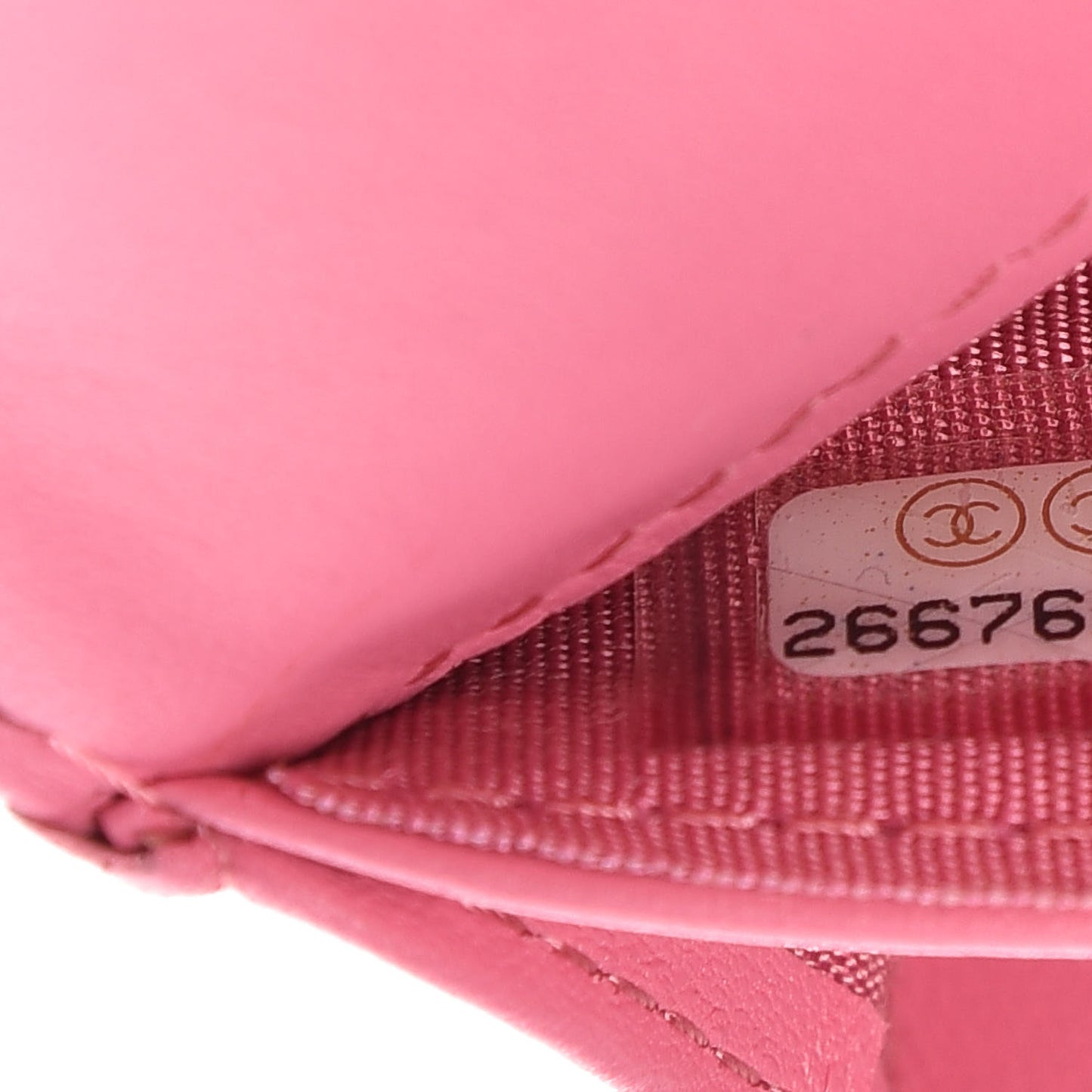 Lambskin Quilted Medium Boy Flap Wallet Pink